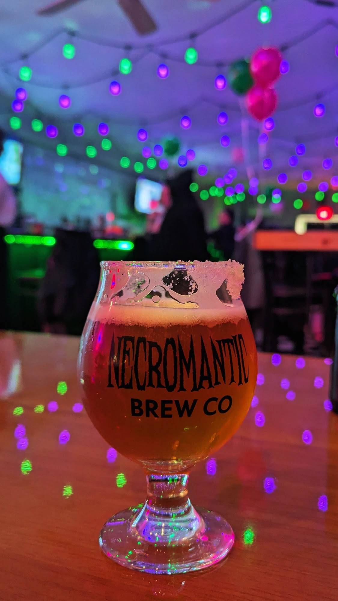 Necromantic Brew Co Menu