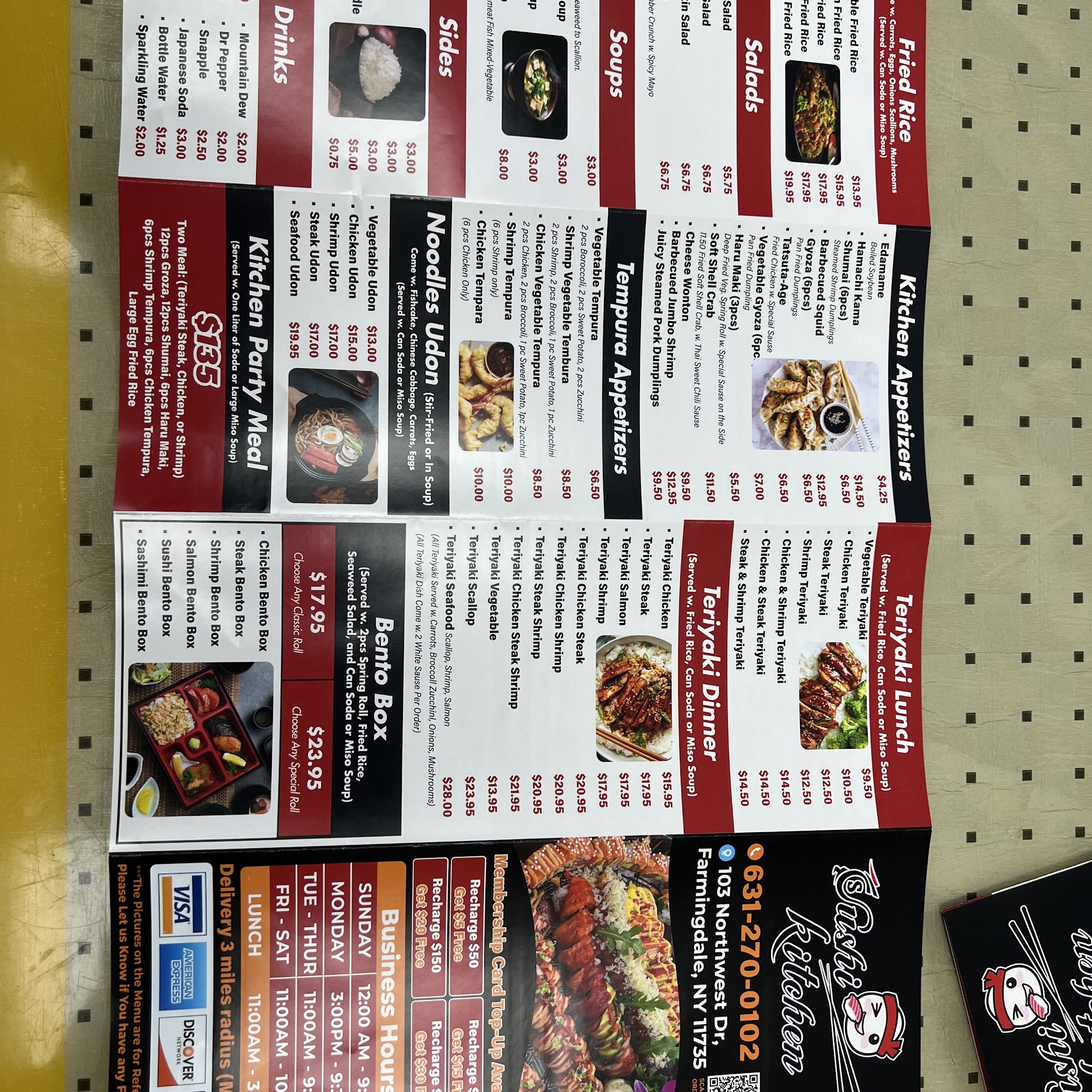 Sushi Kitchen Menu