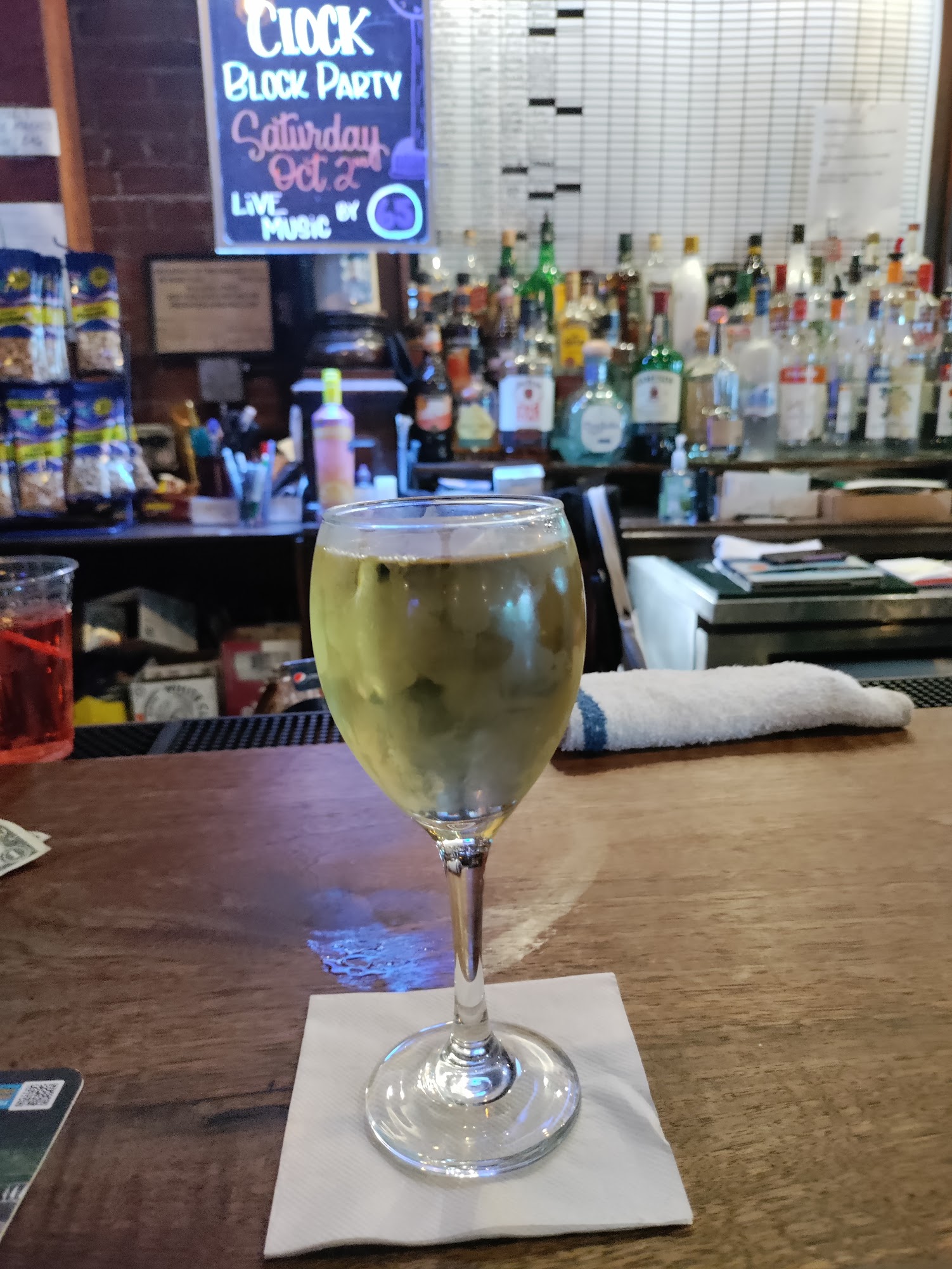 The White House Bar Menu