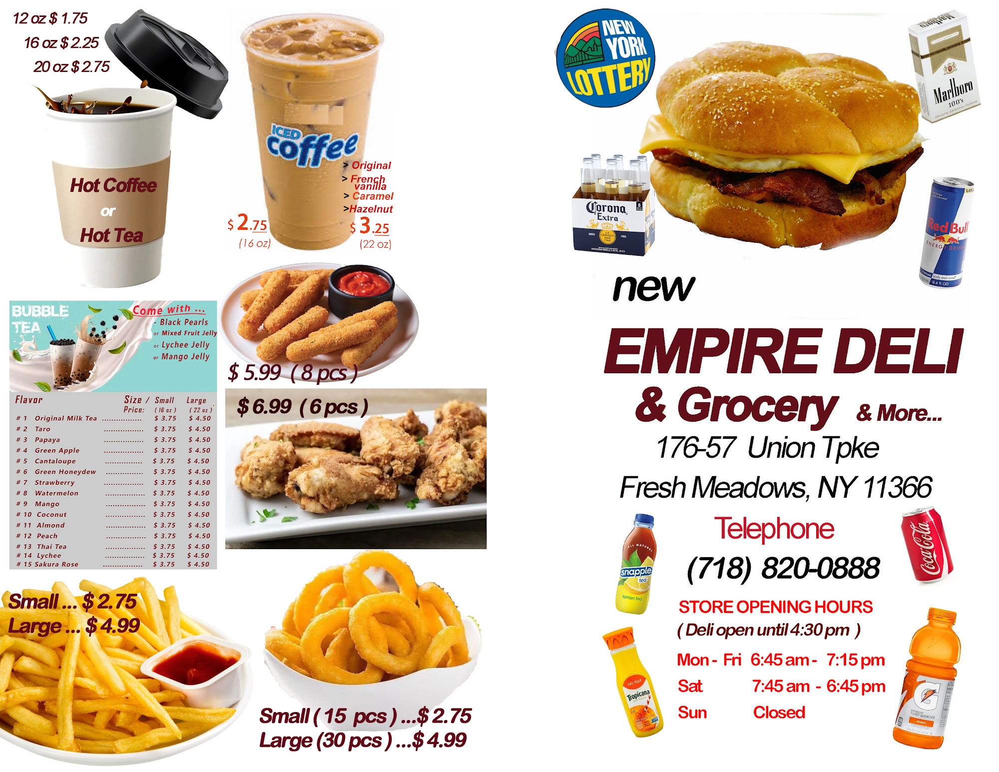 Empire Deli Plus Menu