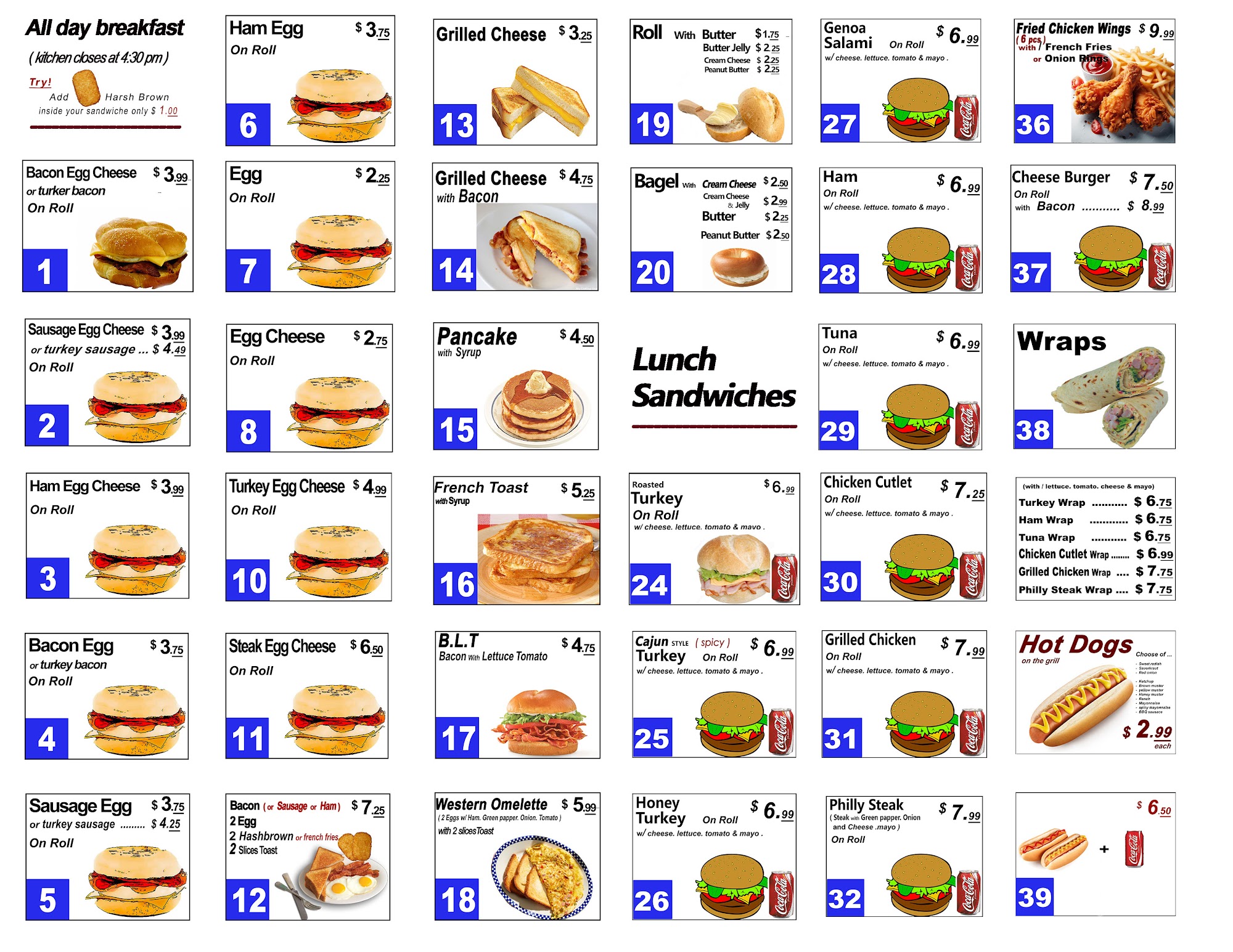 Empire Deli Plus Menu