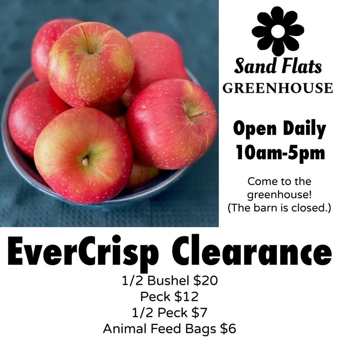 Sand Flats Orchard & Greenhouse Menu