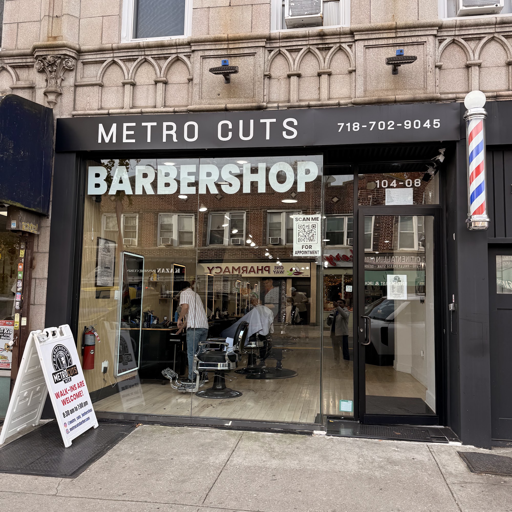 Metro Cuts Barbershop 104-08 Metropolitan Ave, Forest Hills New York 11375