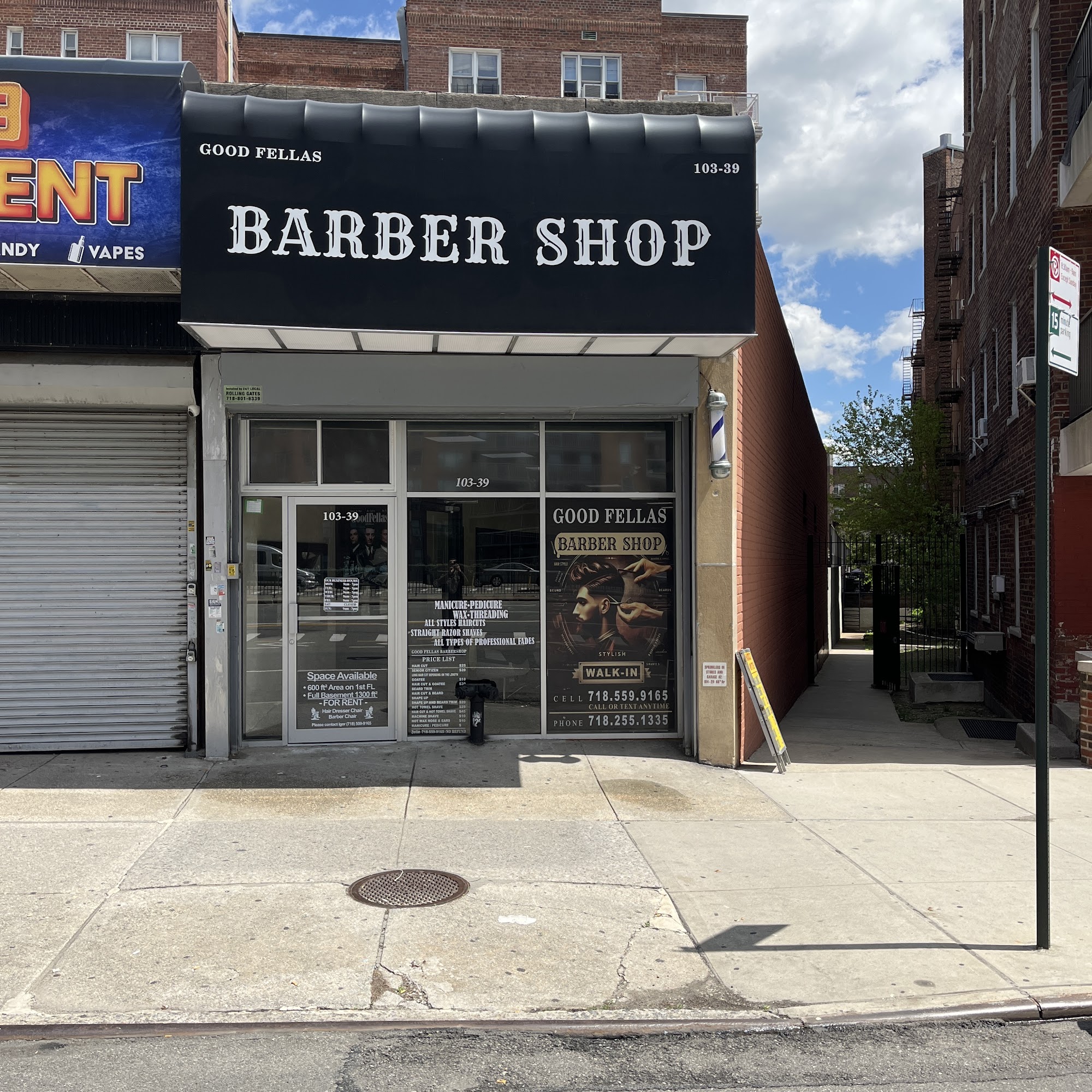GoodFellas Barber & hair styling 103-39 Queens Blvd, Forest Hills New York 11375