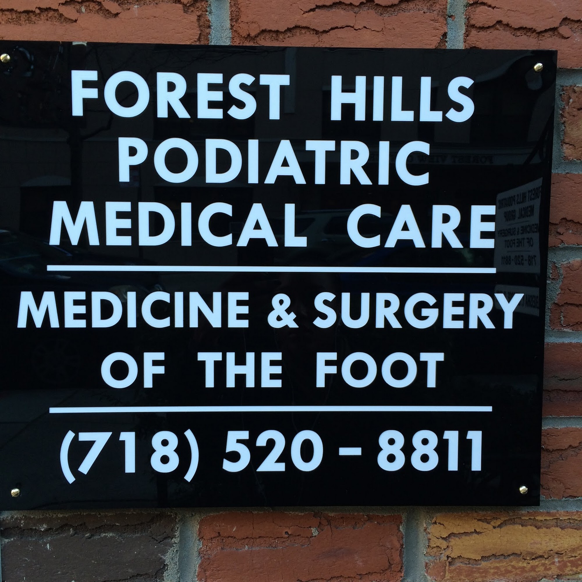 Forest Hills Podiatric Medical Care 7111 110th St, Lower Level, Forest Hills New York 11375