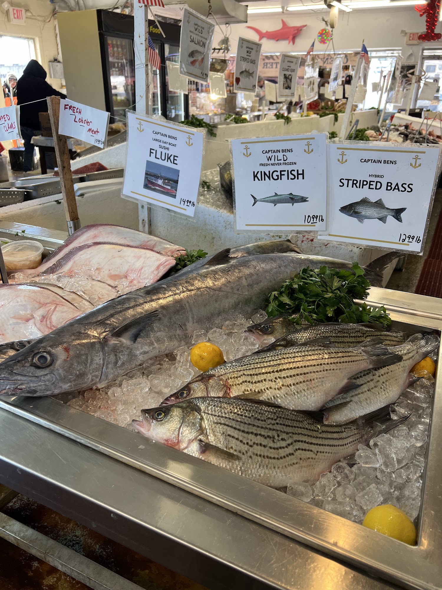 Captain Ben's Fish Dock Inc Menu