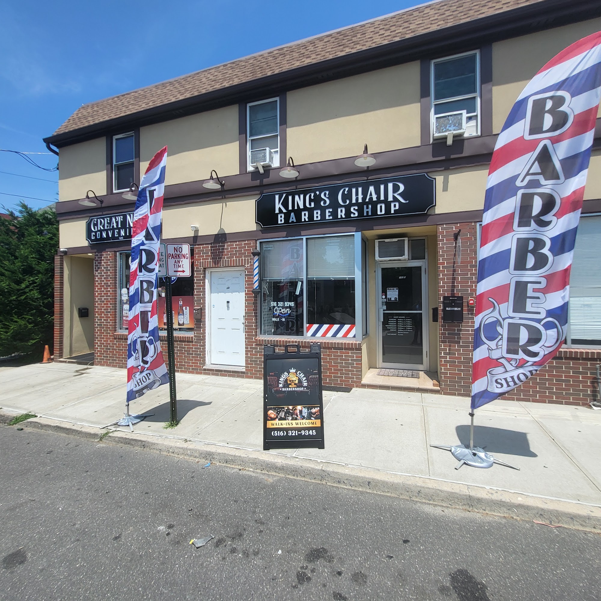 King's chair barbershop 103 Steamboat Rd, Great Neck New York 11024