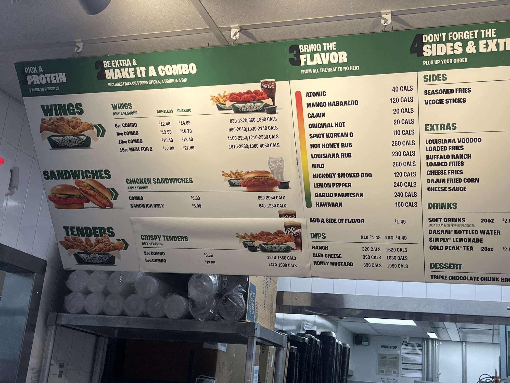 Wingstop Menu
