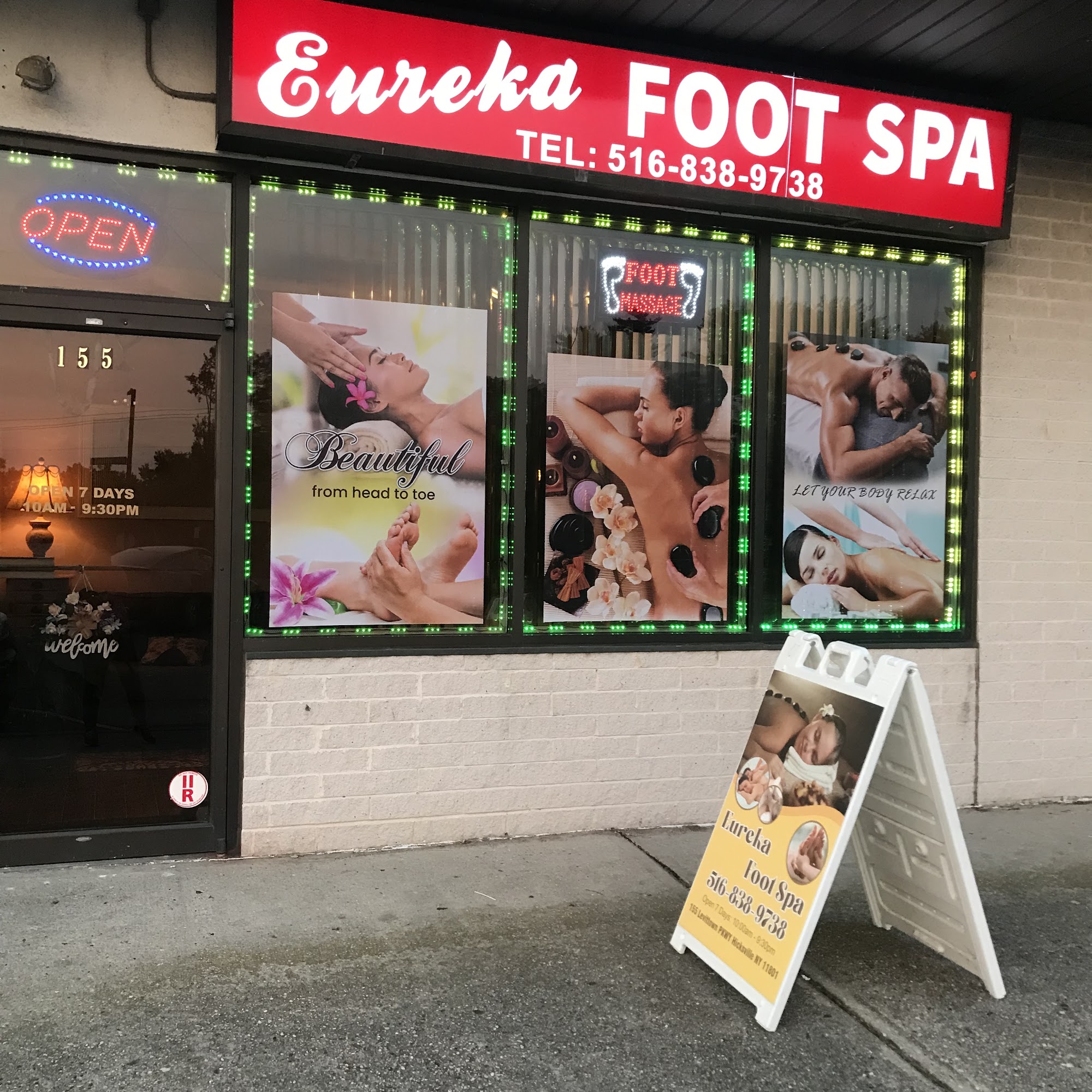 Eureka Foot Spa 155-B Levittown Pkwy, Hicksville New York 11801