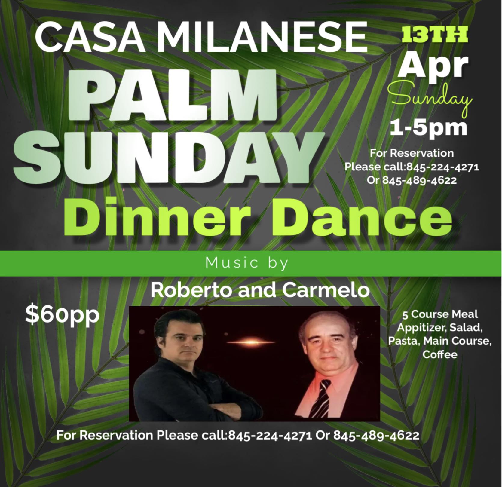 Casa Milanese Menu