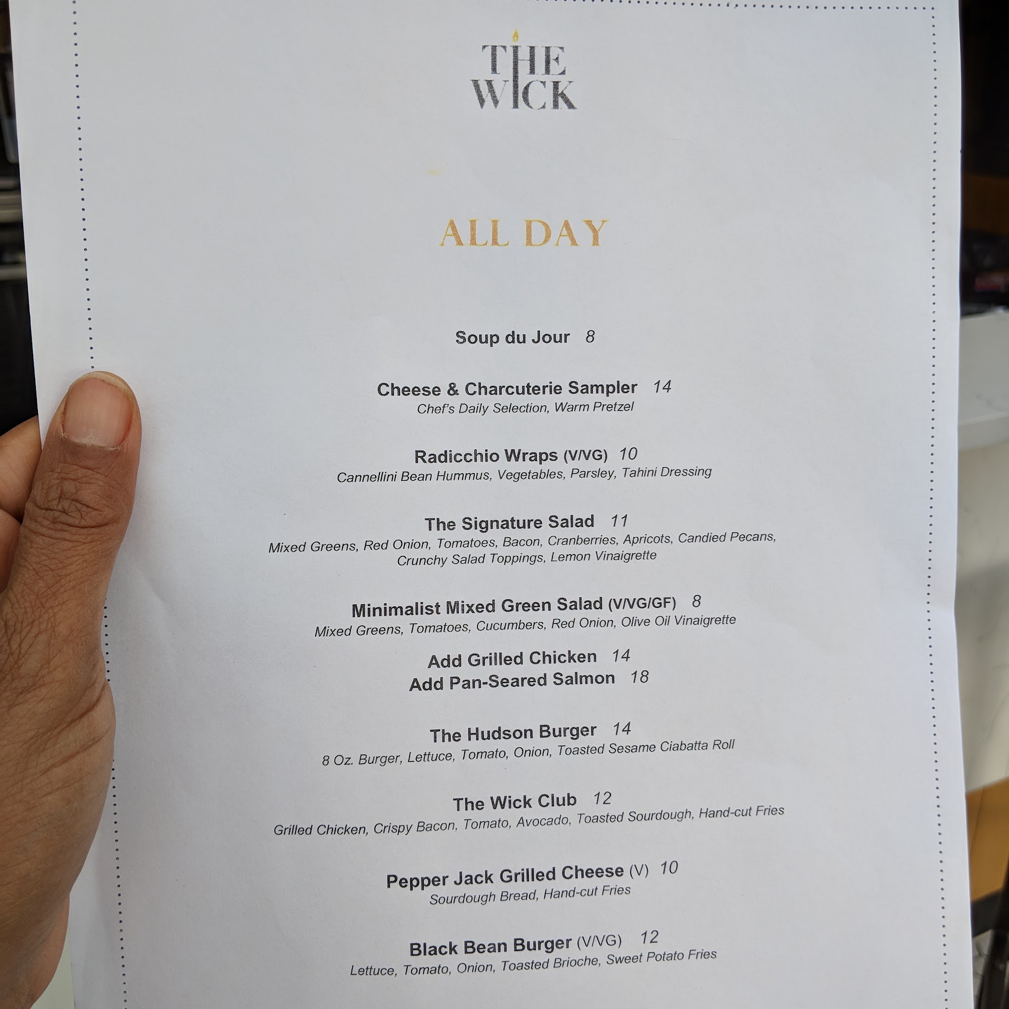 The Wick Restaurant and Lobby bar Hudson