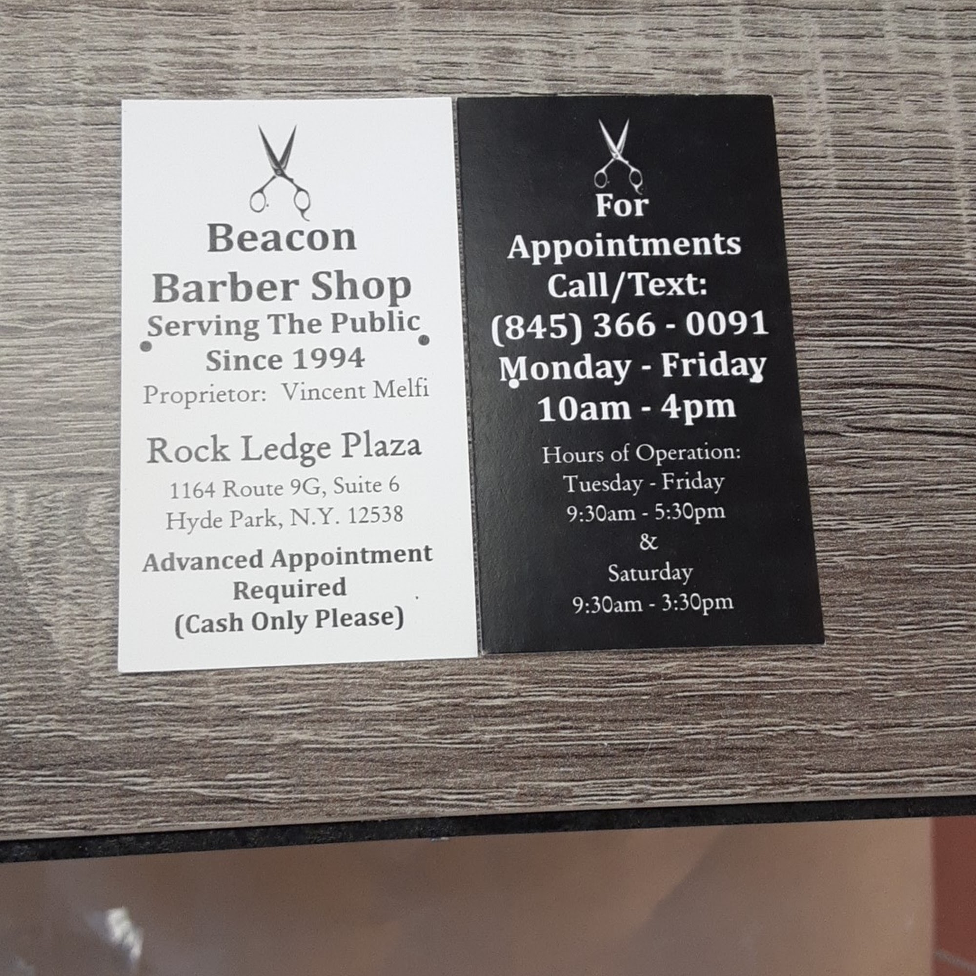 Beacon Barber Shop 1164 NY-9G Suite 6, Hyde Park New York 12538