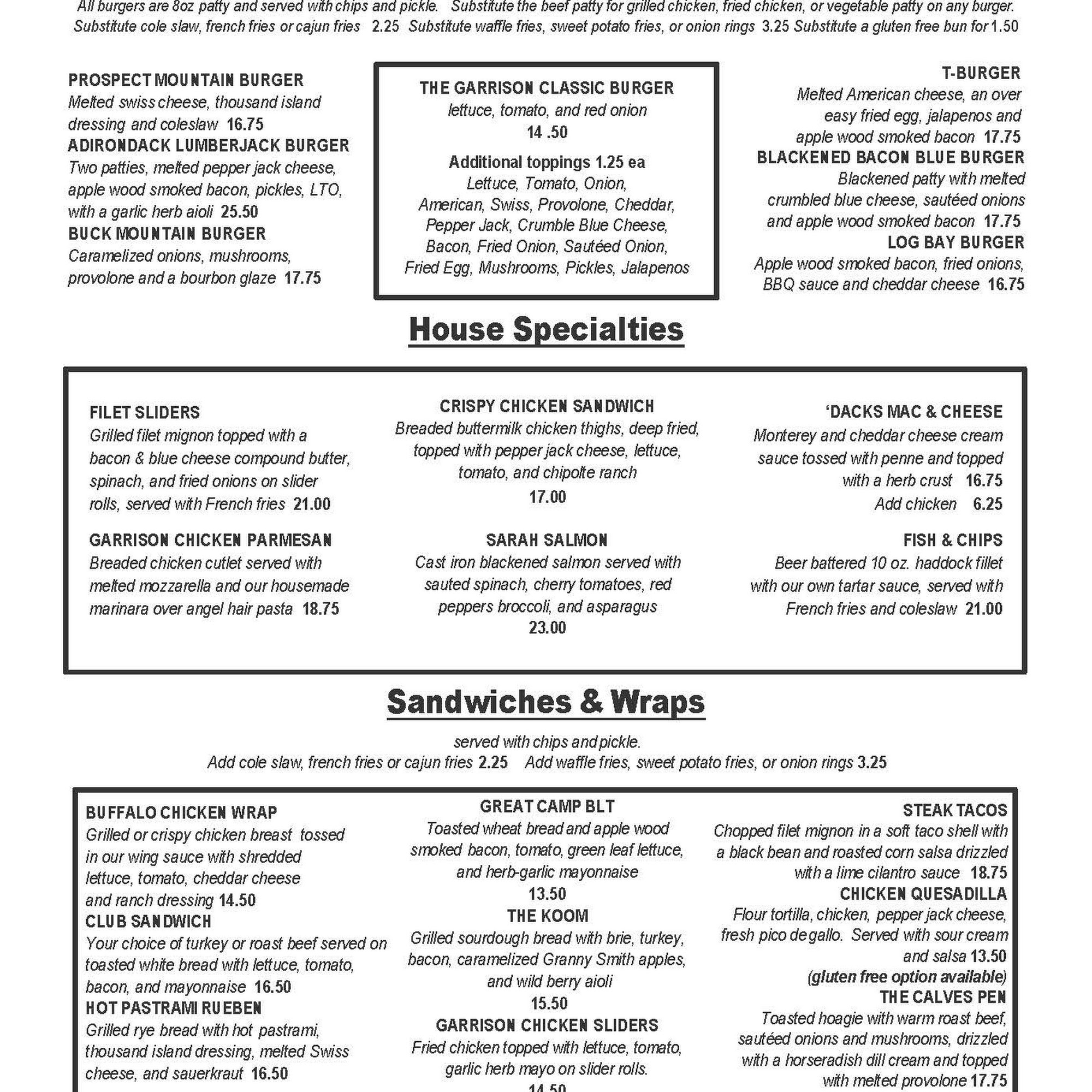 The Garrison Lake George