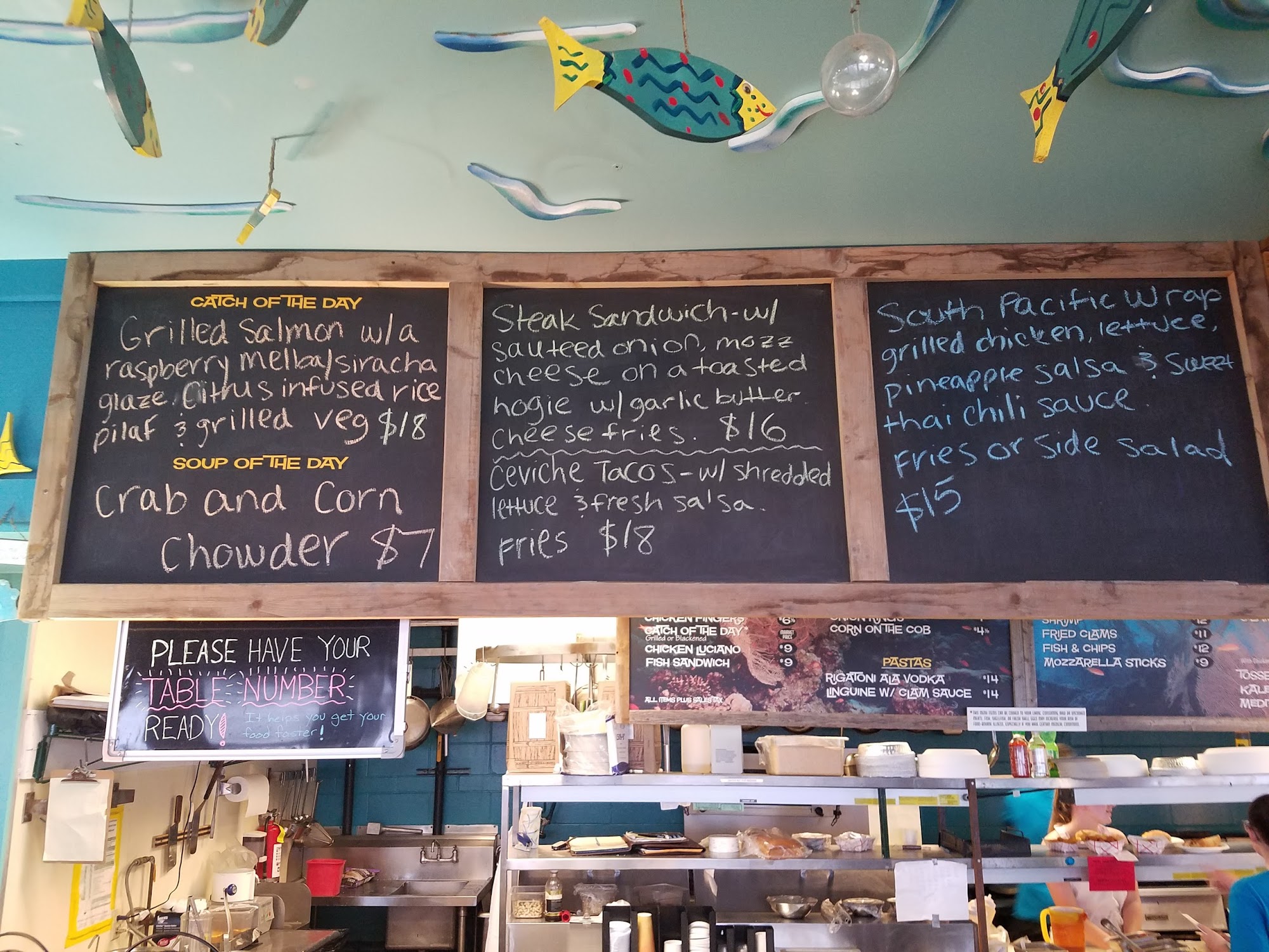 Venetian Shores Beach Hut Menu