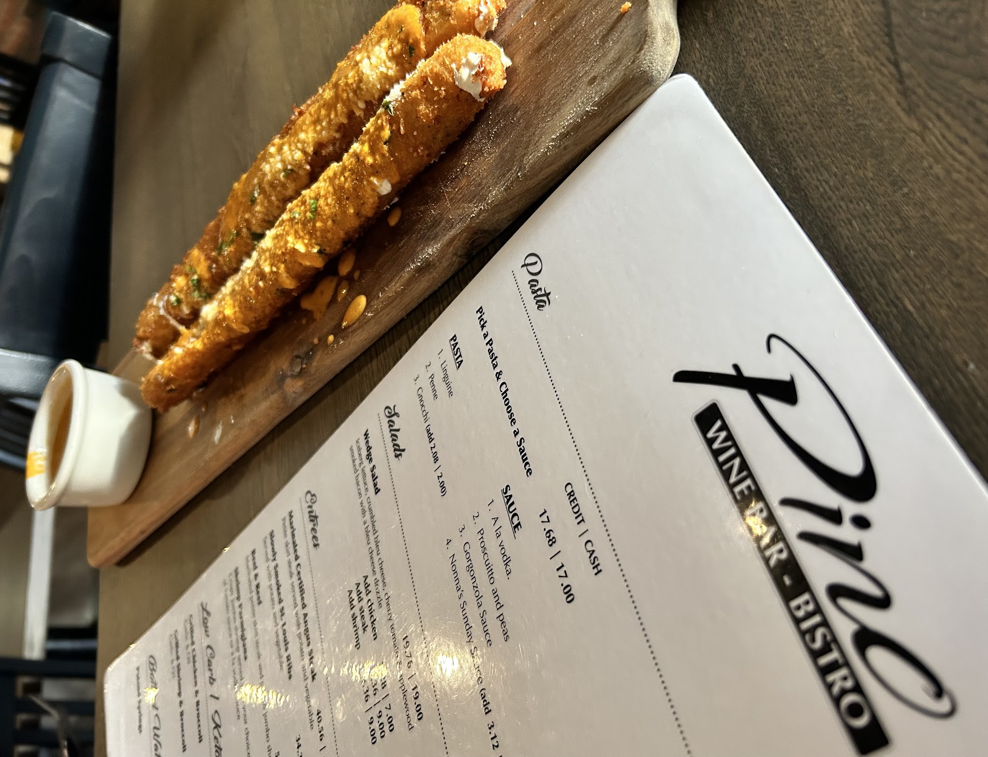 Pino Wine Bar & Bistro Menu