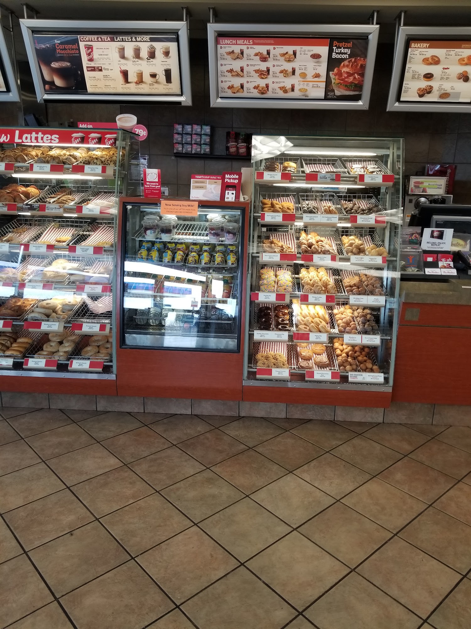 Tim Hortons Menu