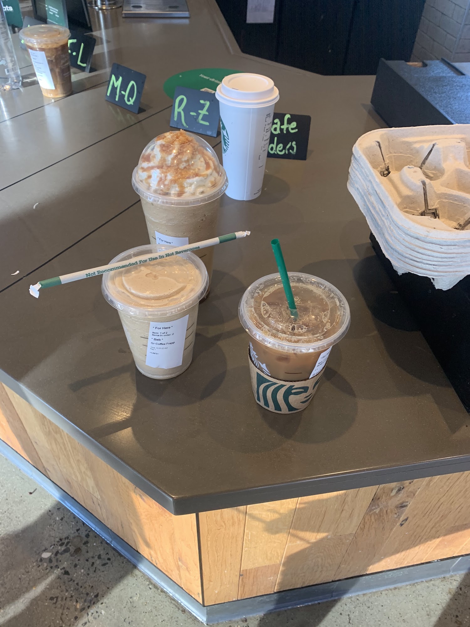 Starbucks Menu