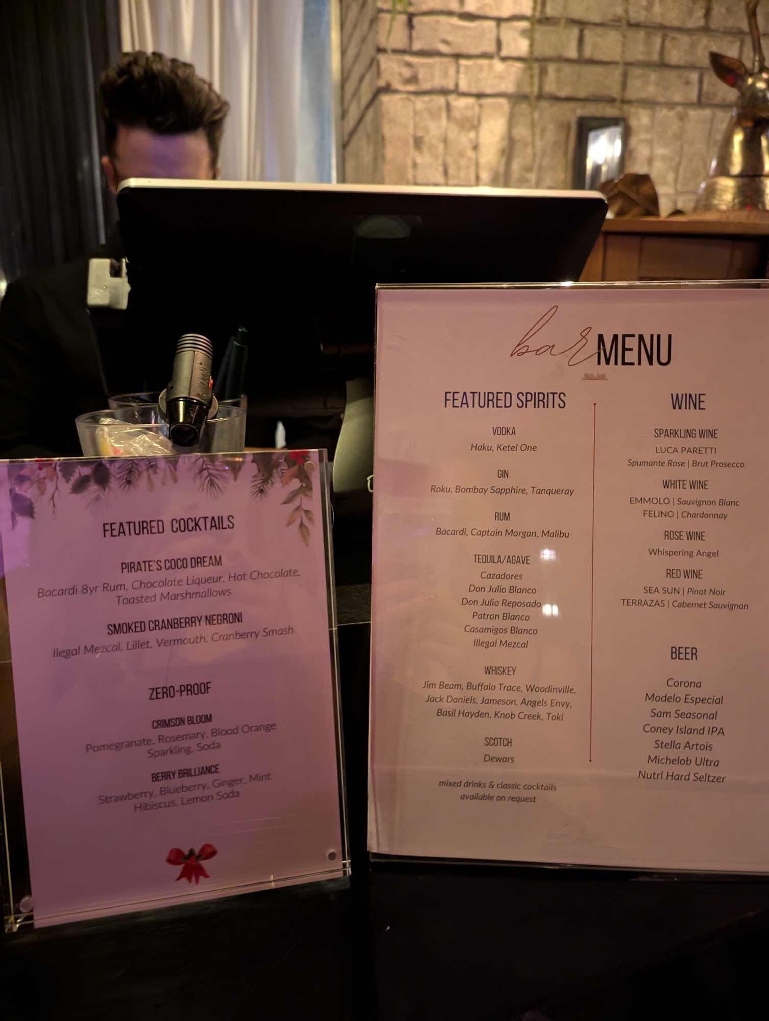 Somewhere Nowhere NYC - Lounge, Nightclub & Rooftop Pool Menu