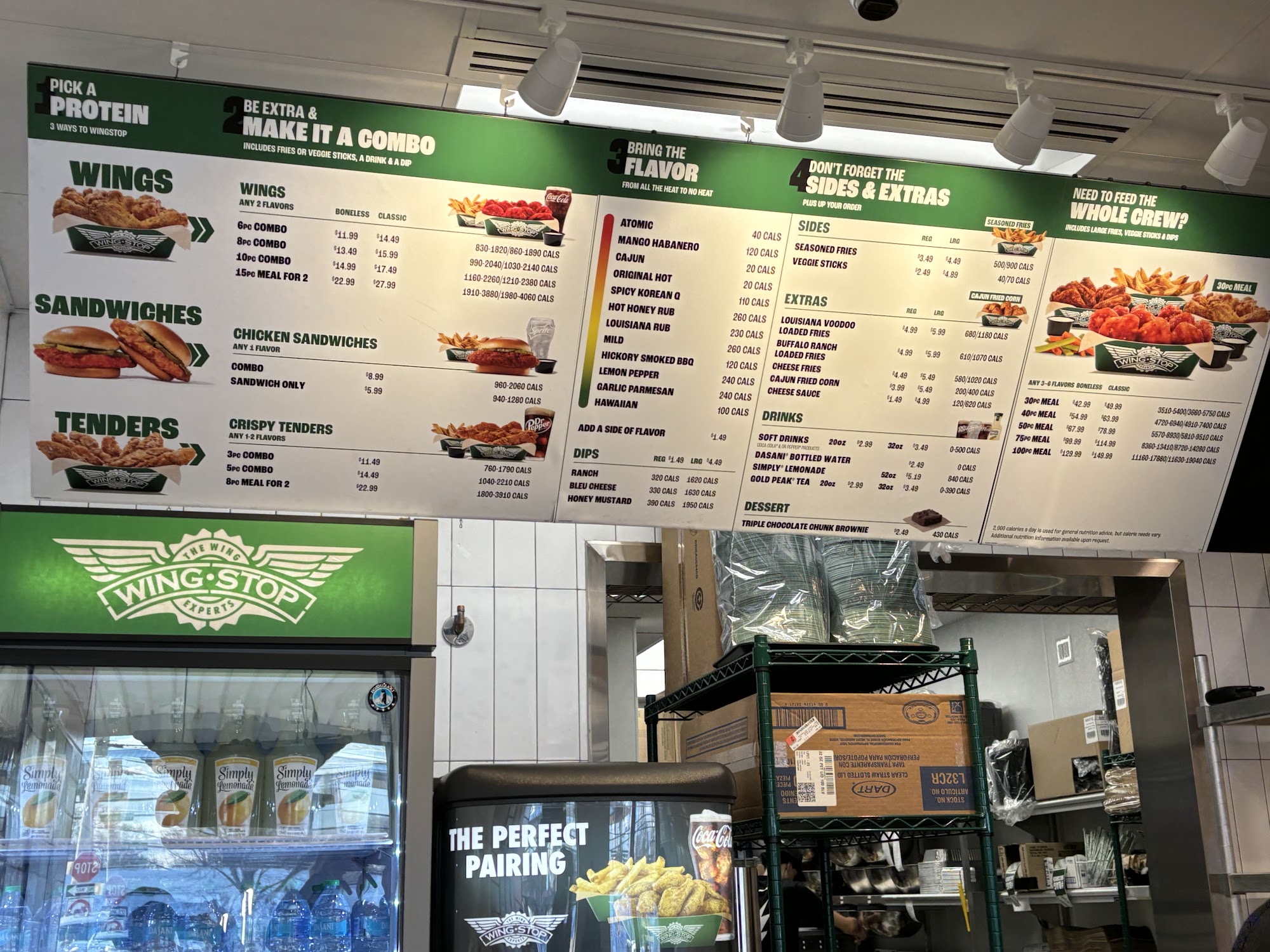 Wingstop Menu