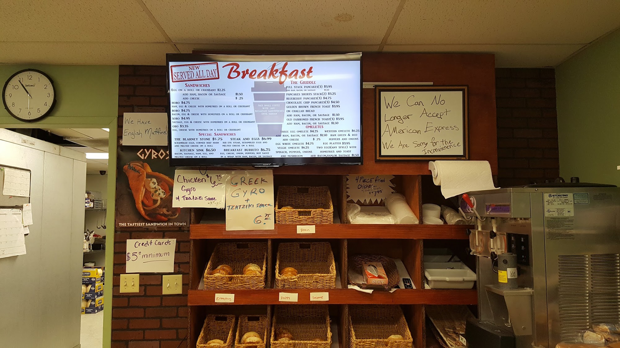 George's Deli & Bagels Menu