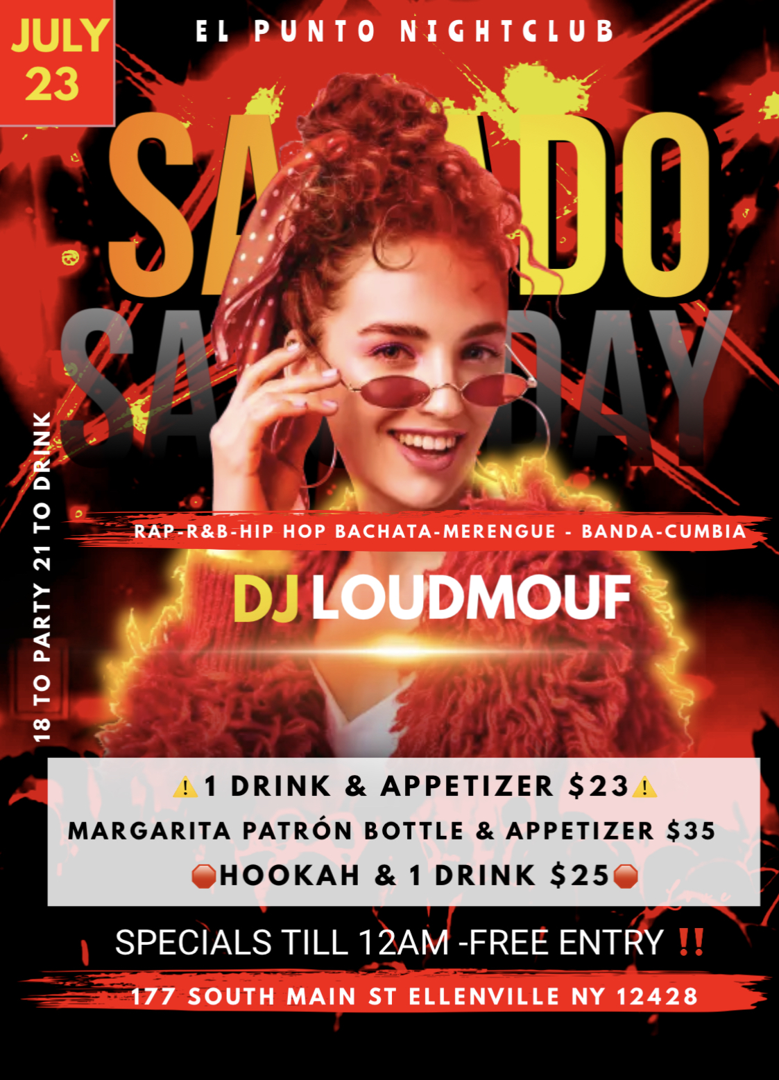 El Punto Lounge & Bar Menu