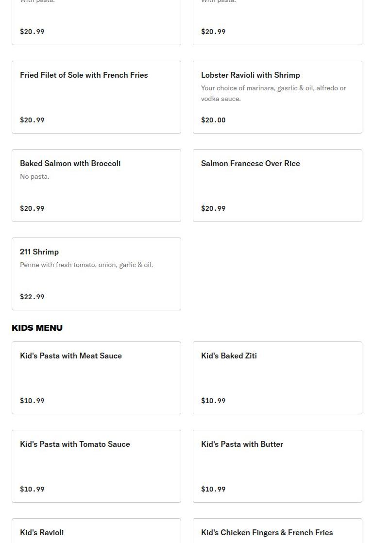 Soprano’s Pizza Menu