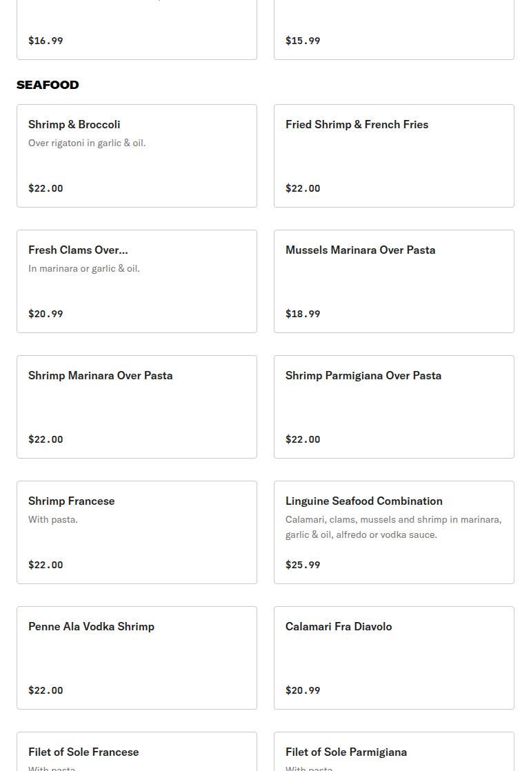 Soprano’s Pizza Menu