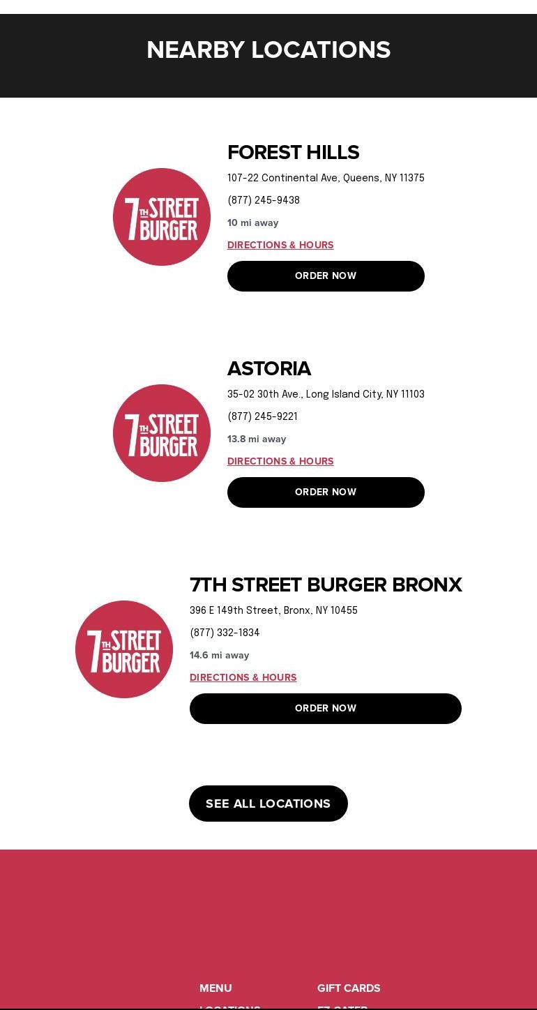 7th Street Burger Mineola 524 Jericho Tpke, Mineola