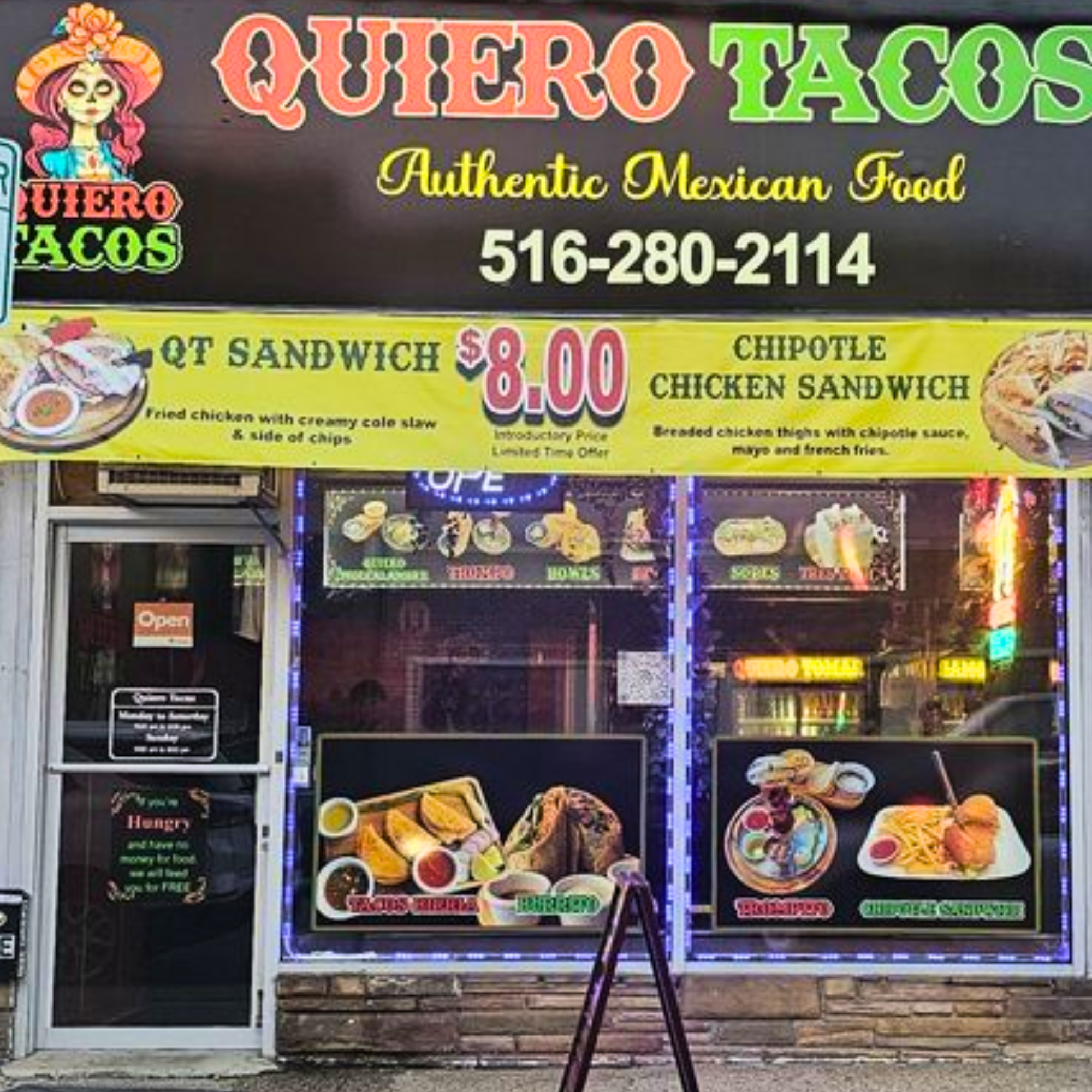 Quiero Tacos Menu
