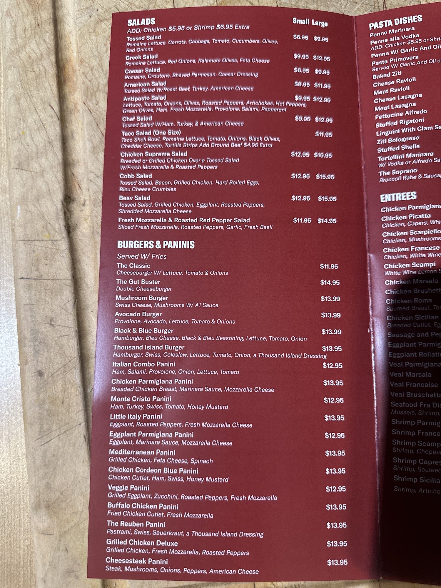 Nicky's Pizza and Deli Menu