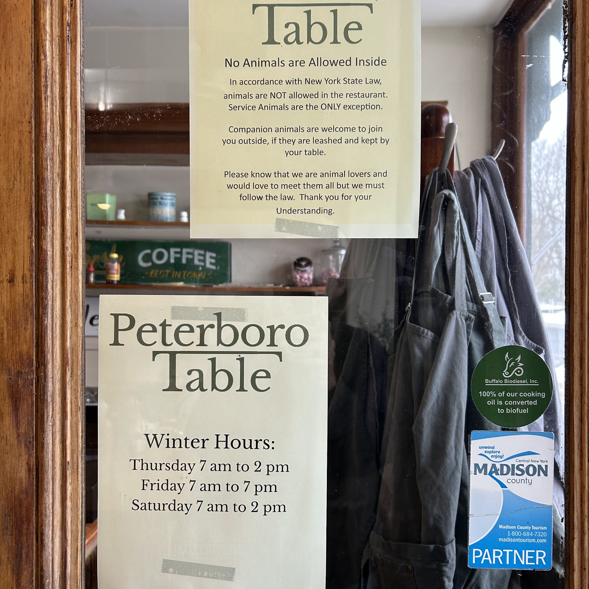 The Peterboro Table