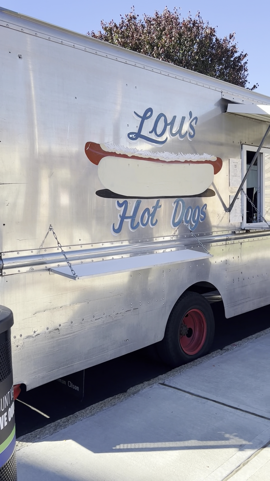 Lou's Hot Dog Truck Menu
