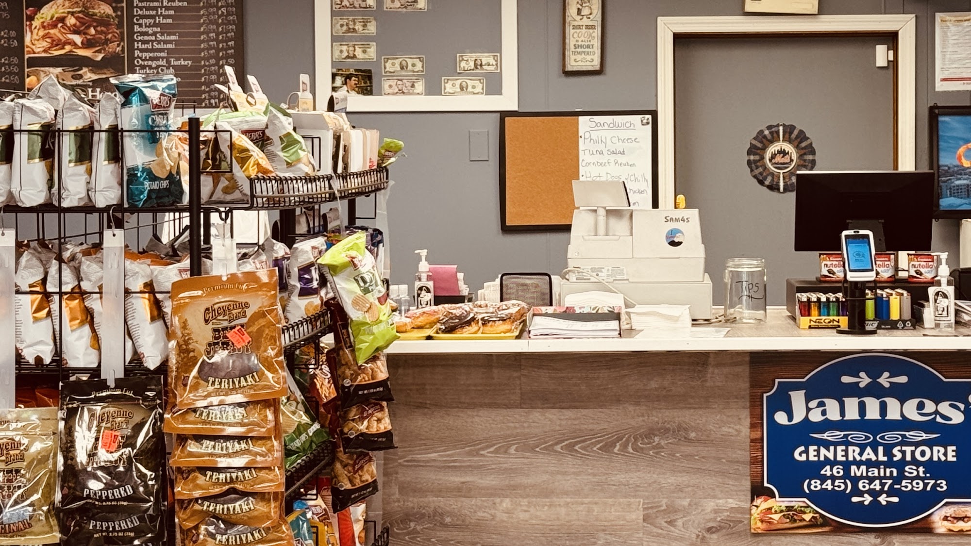 James' General Store Menu