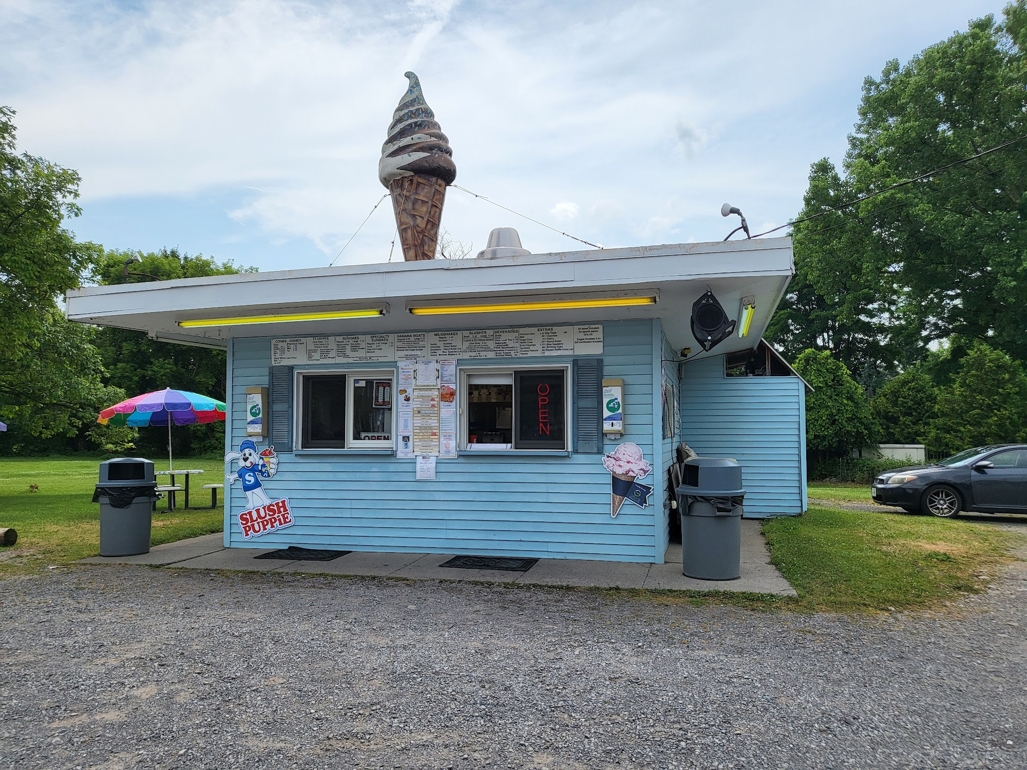 Bailey's Dairy Treat Menu