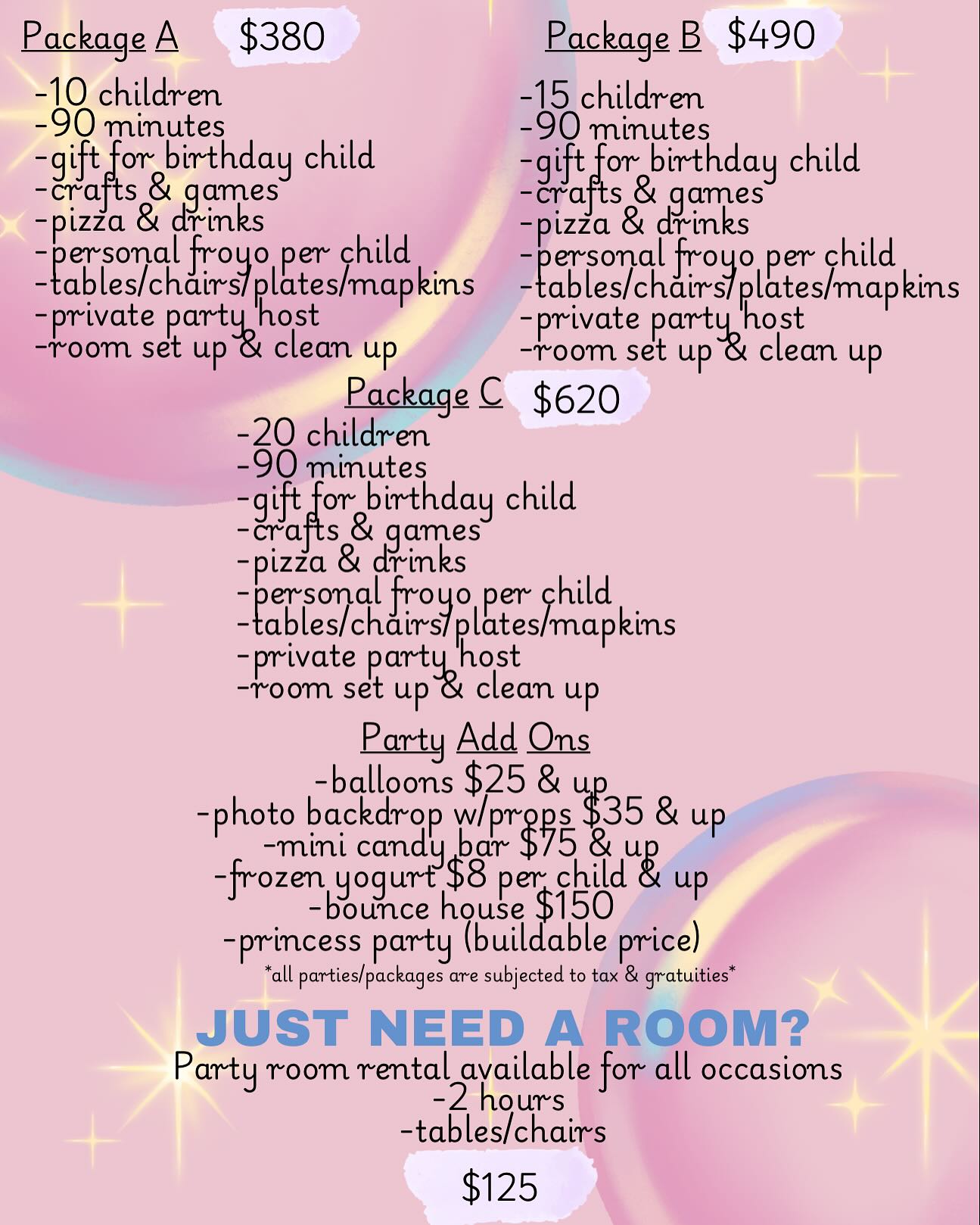 Delish Frozen Yogurt Cafe Menu