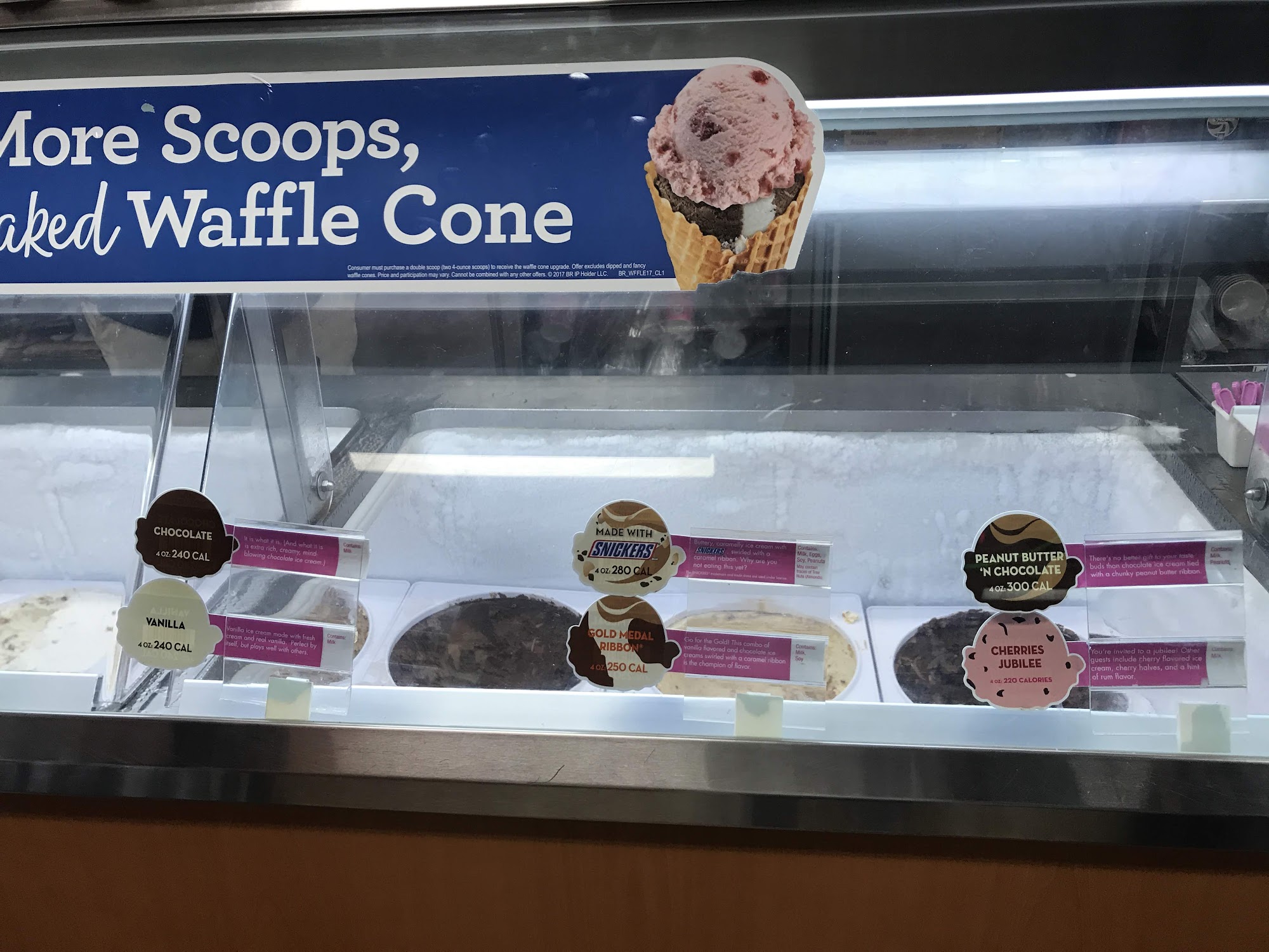 Baskin-Robbins Menu