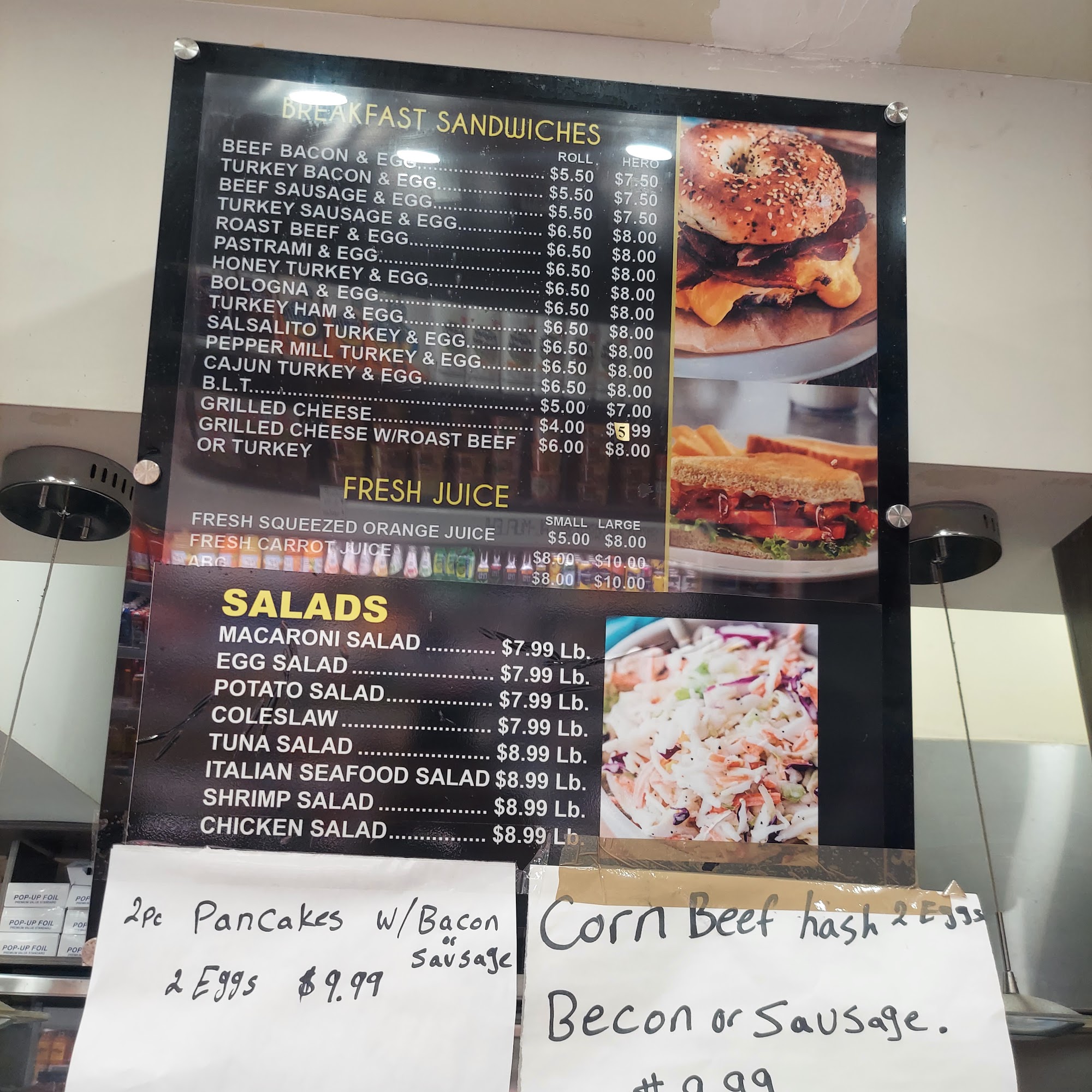 W96 Deli Menu