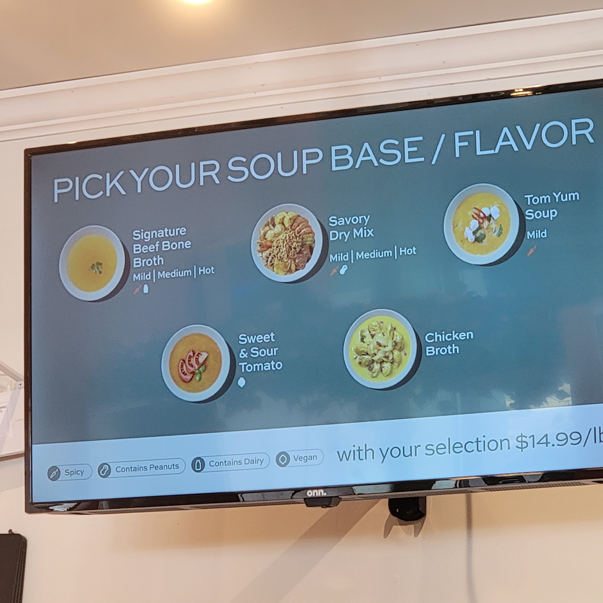 Mala Town 自选麻辣烫 Menu