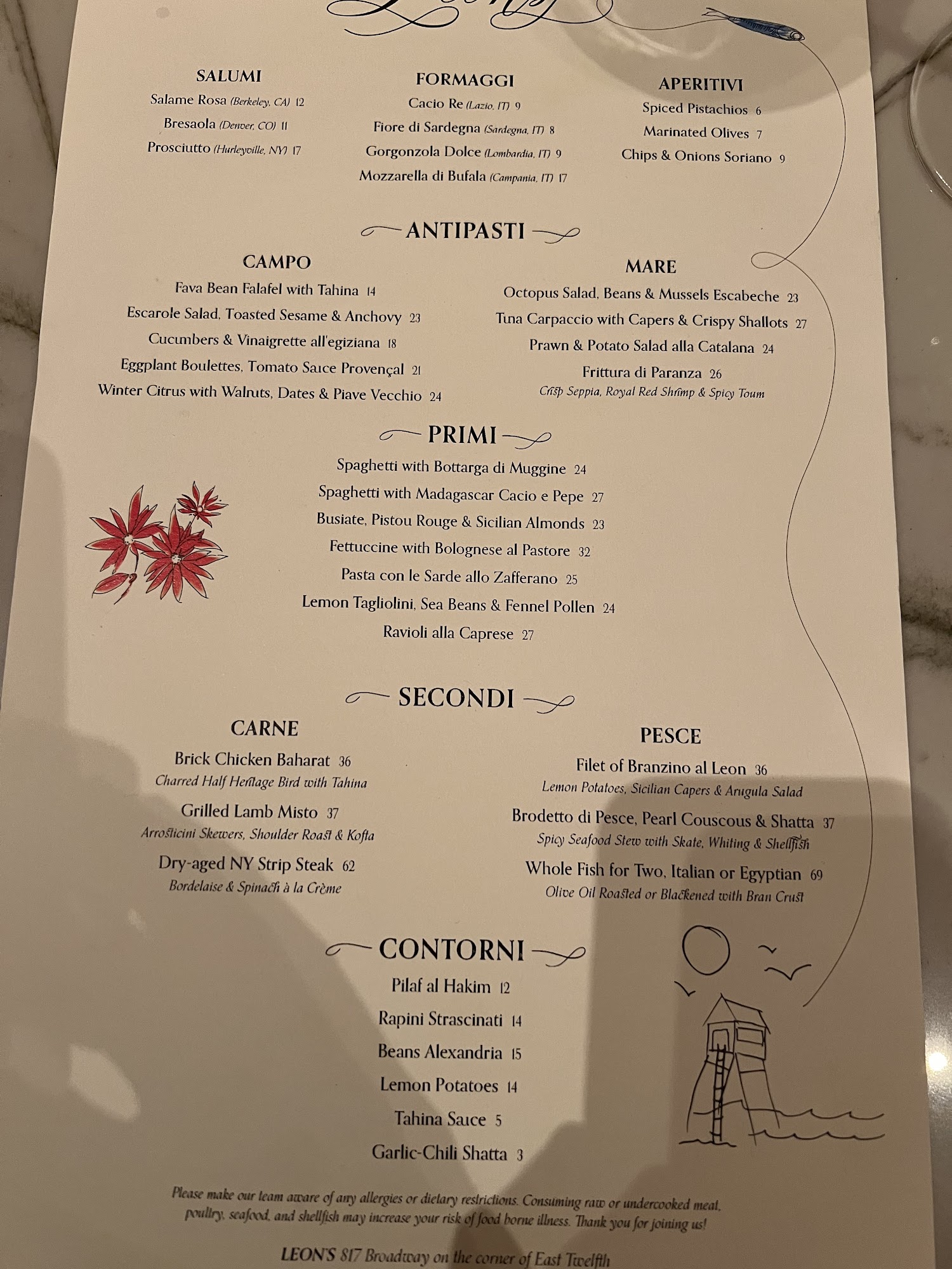 Leon's, New York - Menu, Reviews (49), Photos (9) - Restaurantji