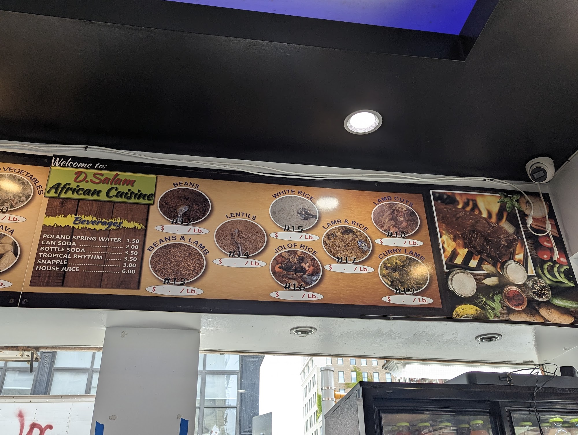 D. Salam African Cuisine Menu