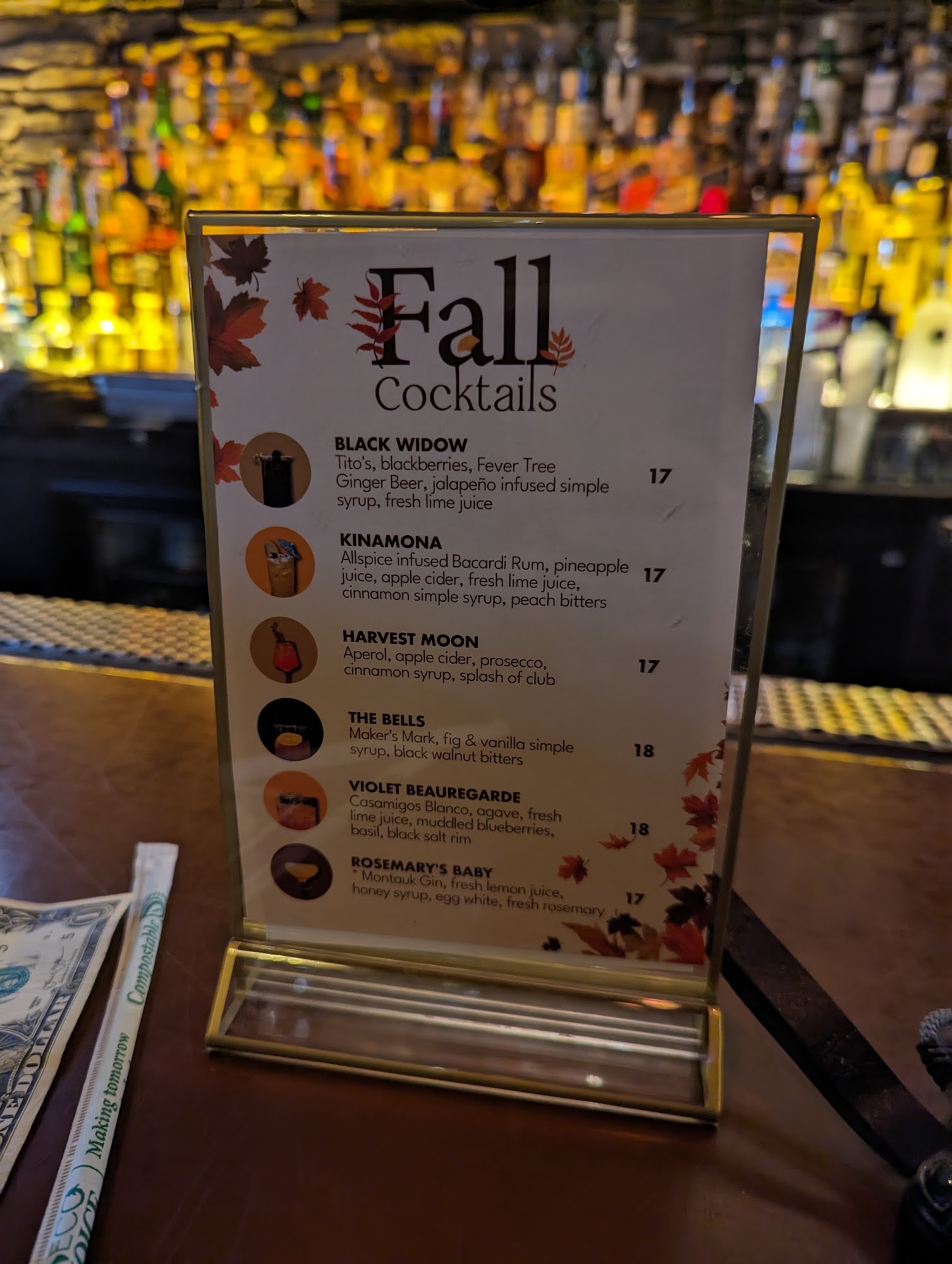 The Celtic Rail NYC Menu