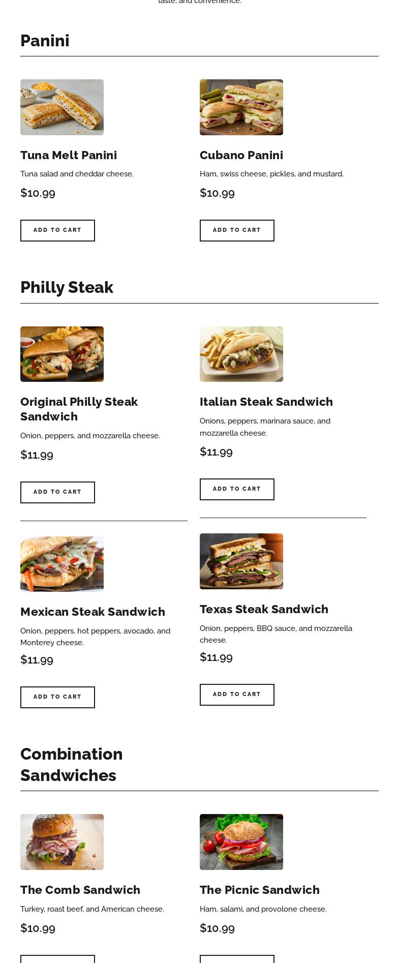 Kips Bay Gourmet Market Deli Menu