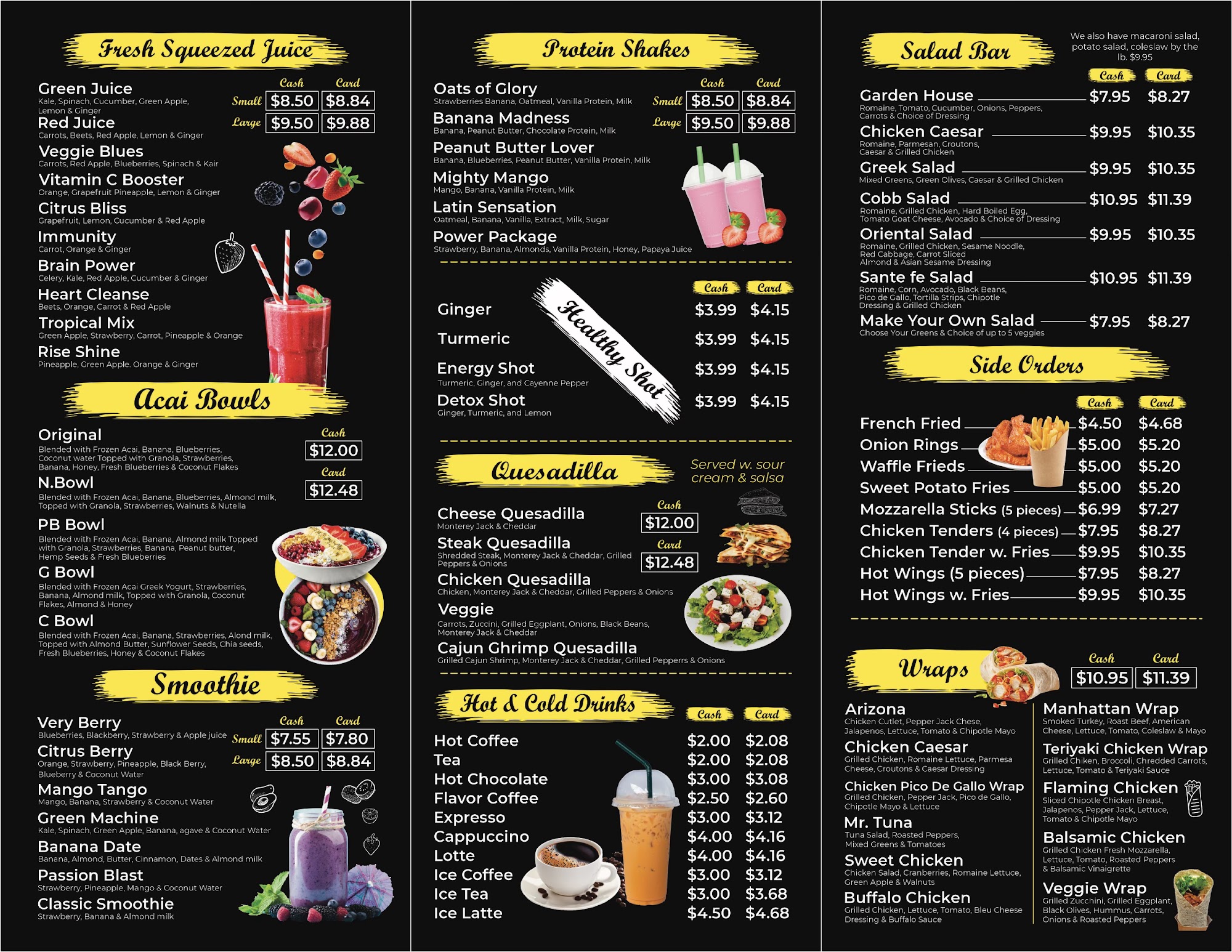 Green Castle Deli & Juice Bar Menu