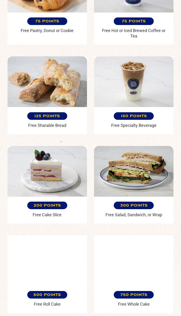 Paris Baguette Menu