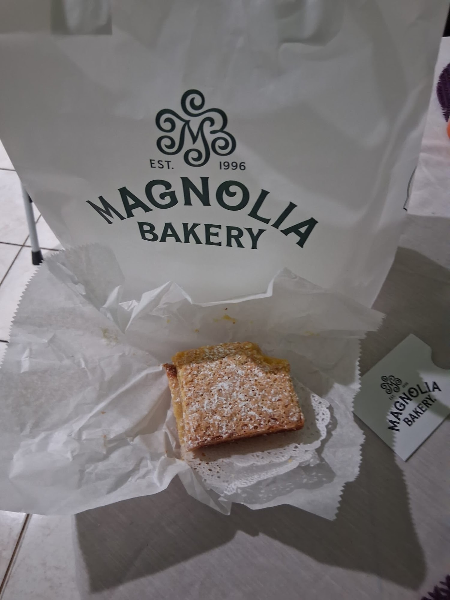 Magnolia Bakery Menu
