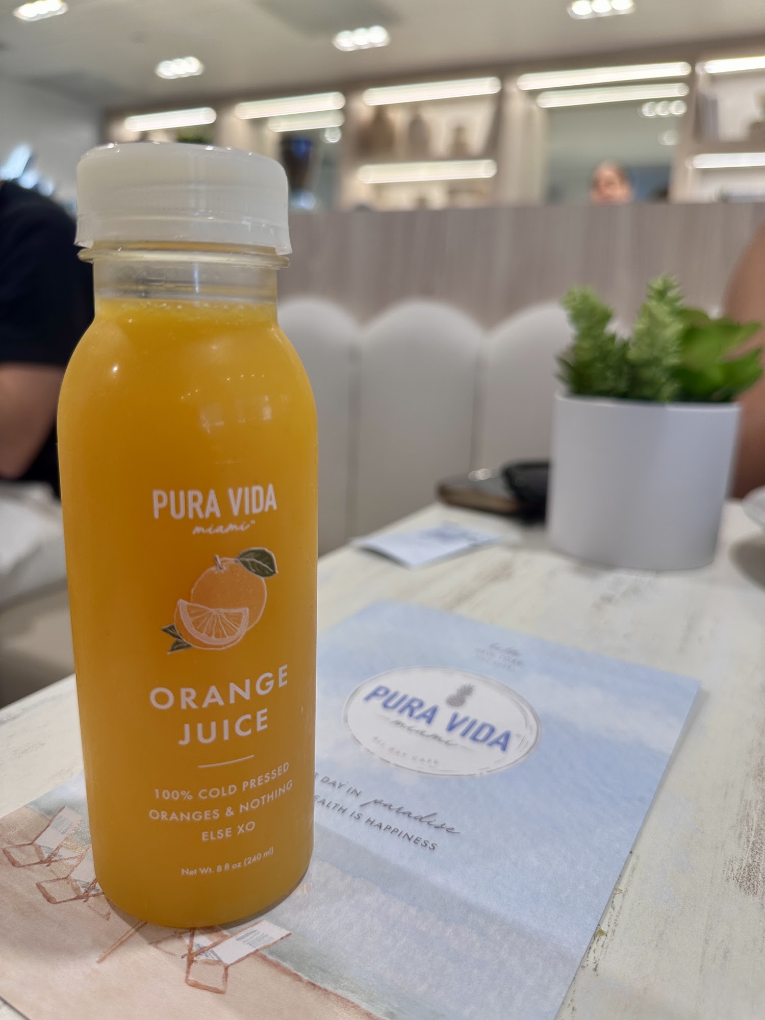 Pura Vida Miami Menu