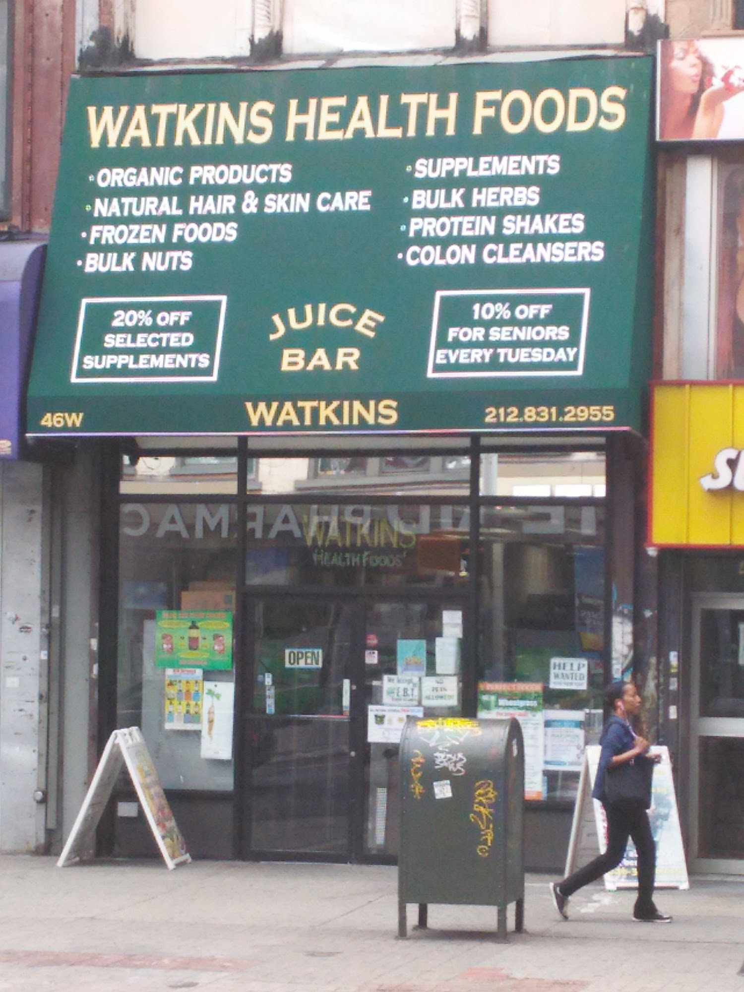 Watkins Products Menu