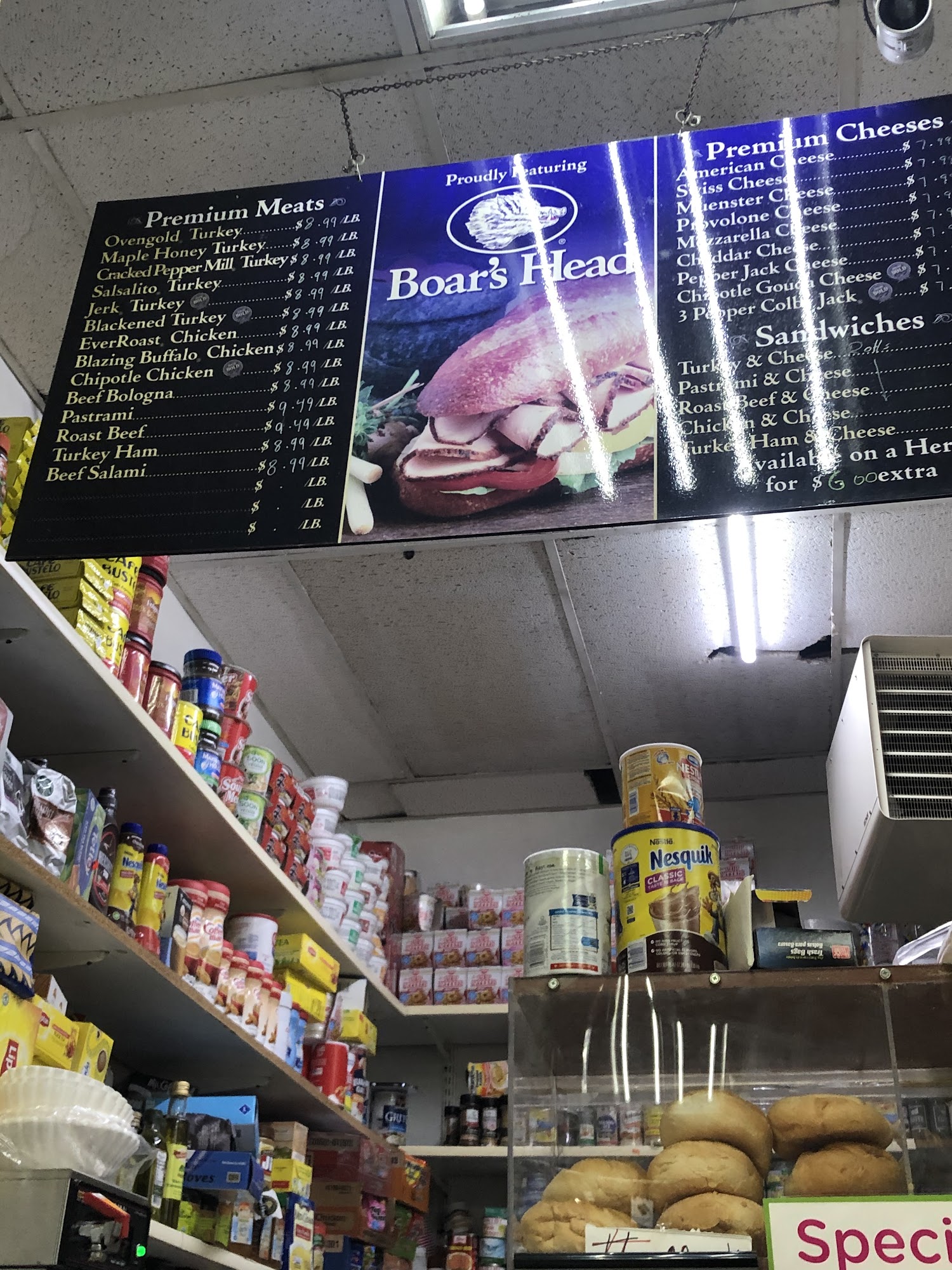 Frederick Deli & Grocery Menu