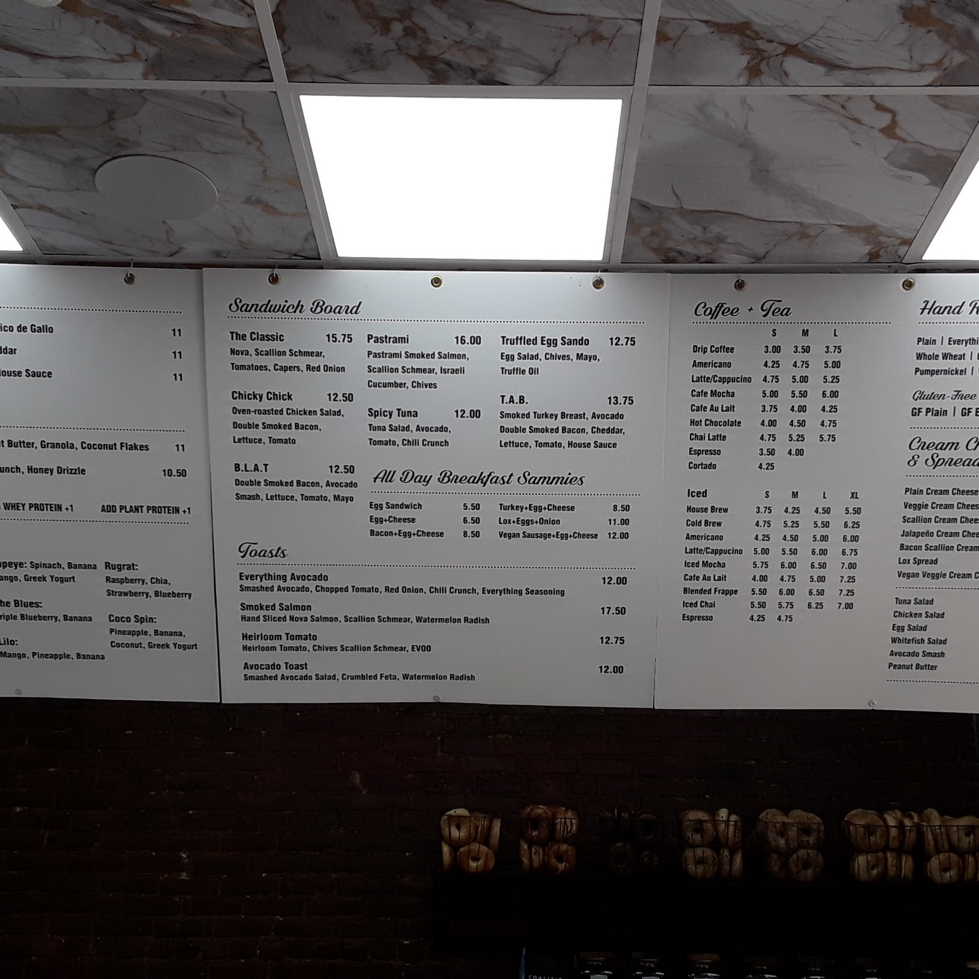 The Highline Cafe Menu