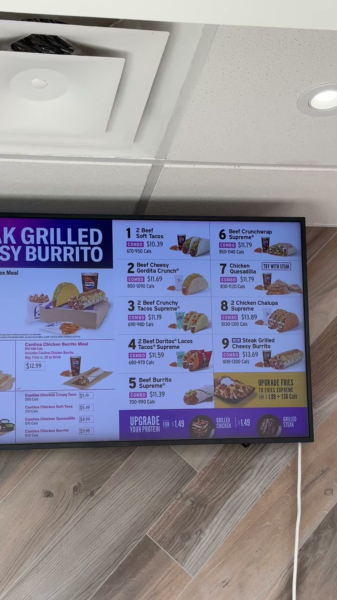 KFC Menu